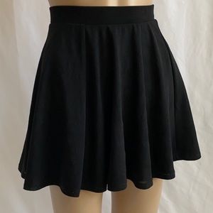Black Pleated Skirt